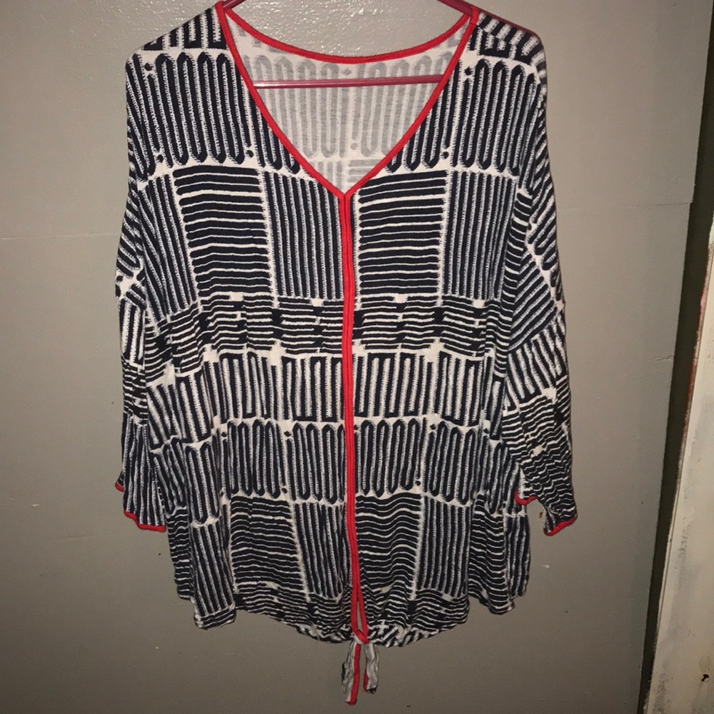 Printed Loose Fitting Top